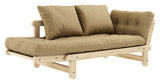 Beat Sofa Bed, Pine/Beige