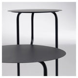 Vidalita Side table - Black metal, Ø60