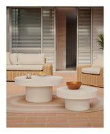 Aiguablava Round Lounge Table White, Ø90