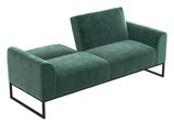 Adley Coil Sofa bed, Green