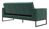 Adley Coil Sofa bed, Green