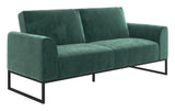 Adley Coil Sofa bed, Green