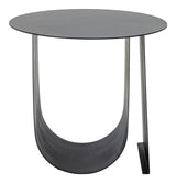 Bloomingville Cher Side Table, Black, Metal, Ø43