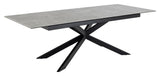 Irwine, dining table 200/240cm - gray