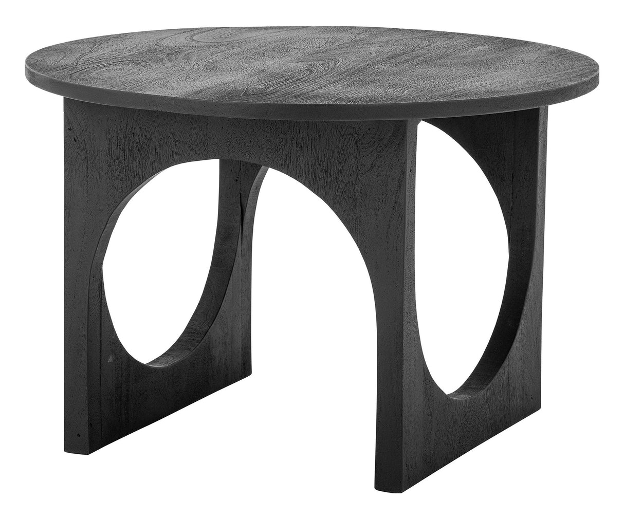 Bloomingville Ulrike Coffee Table, Black, Mango, Ø59