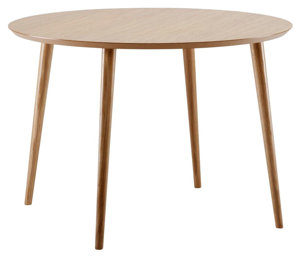 Woodman Cloyd Dining Table - Nature, Ø100