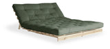 Roots 140 Sofa bed, Olive Green/Nature