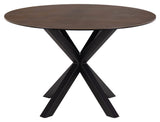 Heaven, dining table Ø119 - brown