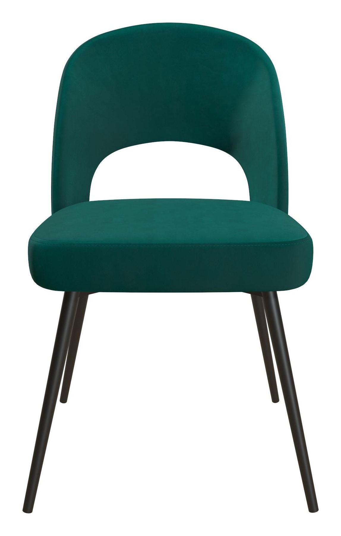 Alexi Dining Chair Padded Green Velvet