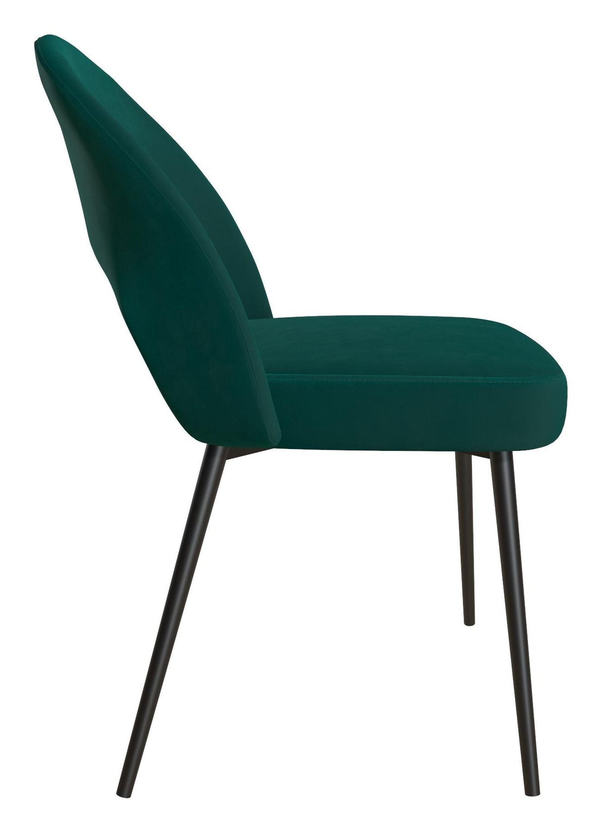 Alexi Dining Chair Padded Green Velvet