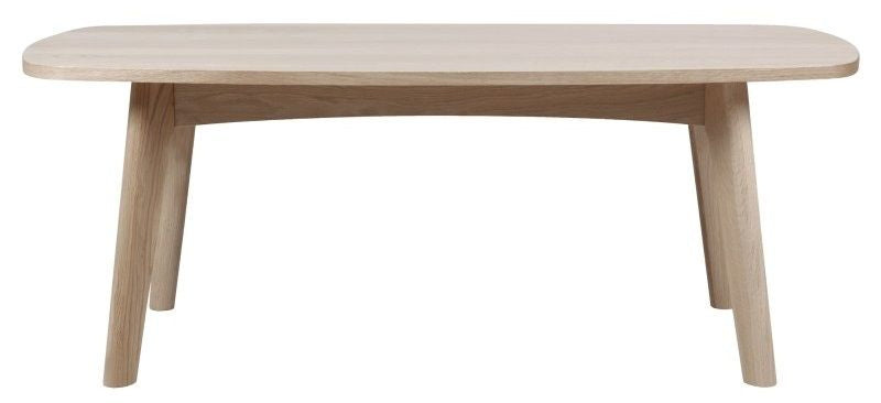 Aliva Coffee table, White pigment oak veneer