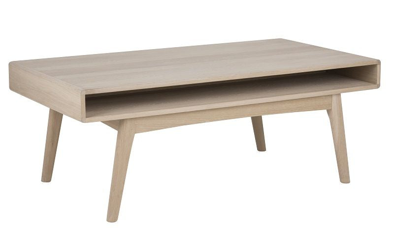 Aliva Coffee table w/shelf, Veneer