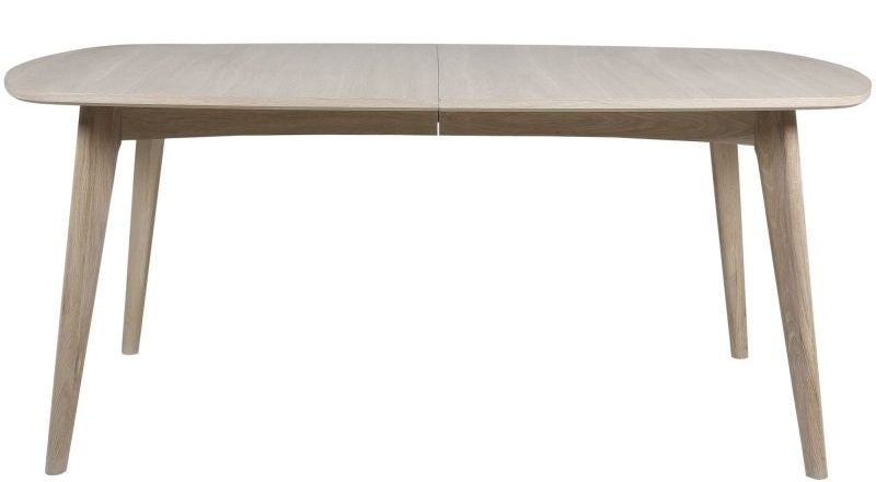 Aliva Dining table, White pigment oak veneer, 190x102