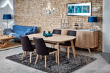 Aliva Dining table, White pigment oak veneer, 190x102