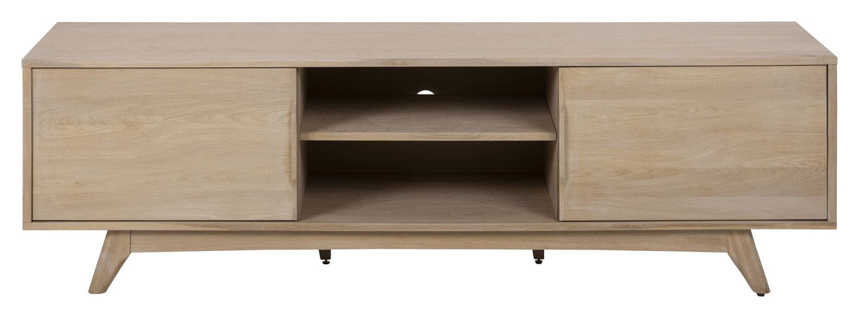 Aliva TV table, White pigment oak veneer