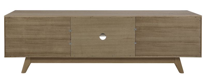 Aliva TV table, White pigment oak veneer