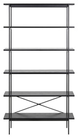 Angus Shelf, Black Melamine/Metal