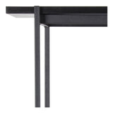 Angus Shelf, Black Melamine/Metal