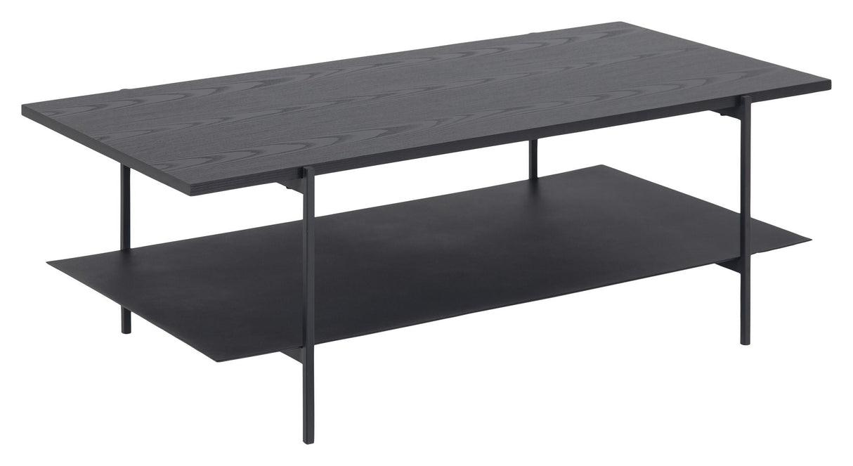 Angus Coffee table, 115x60, Black melamine