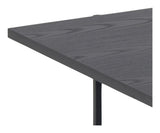 Angus Coffee table, 115x60, Black melamine