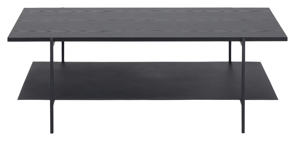 Angus Coffee table, 115x60, Black melamine