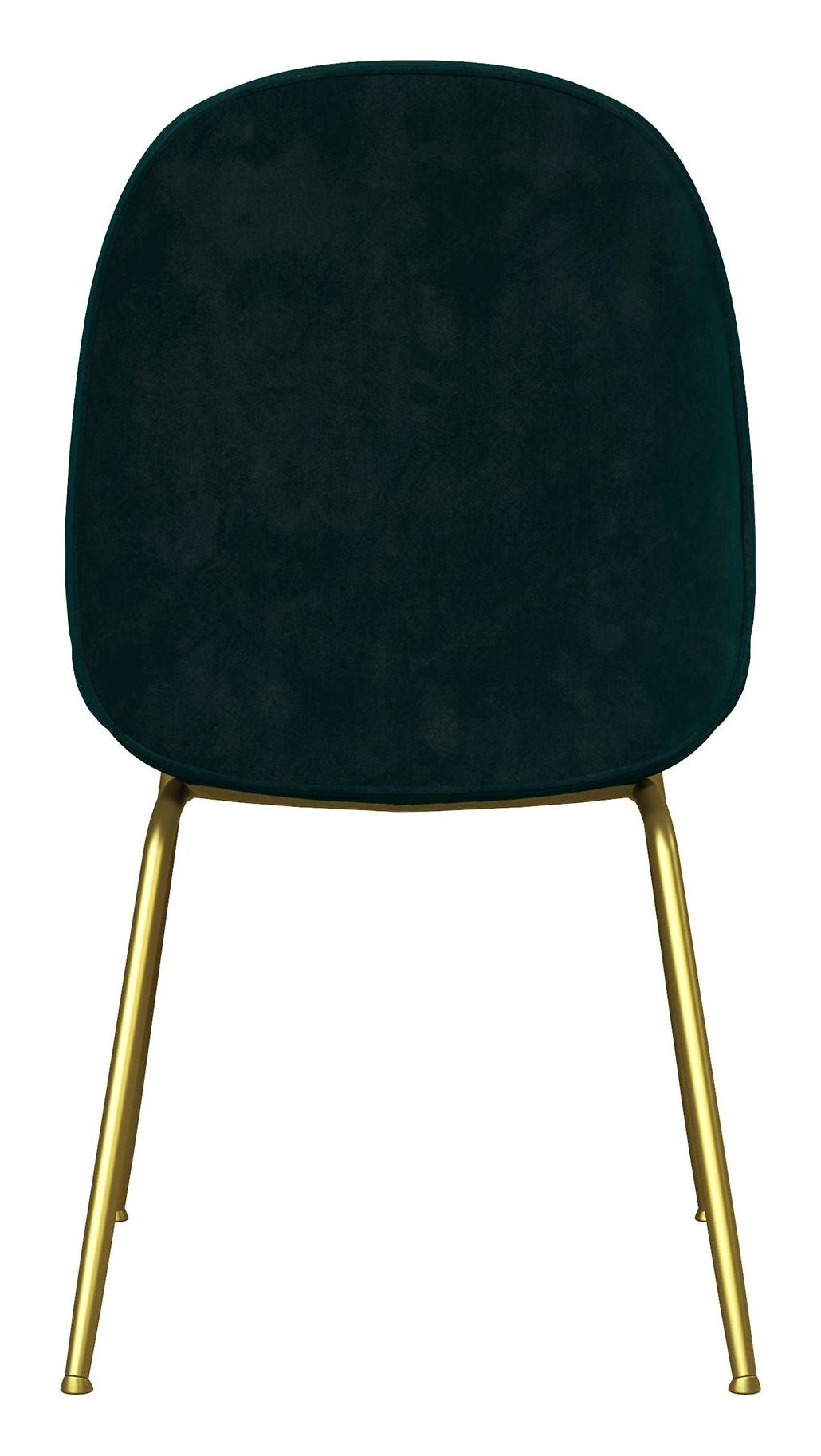 Astor Dining chair upholstered, Green velvet