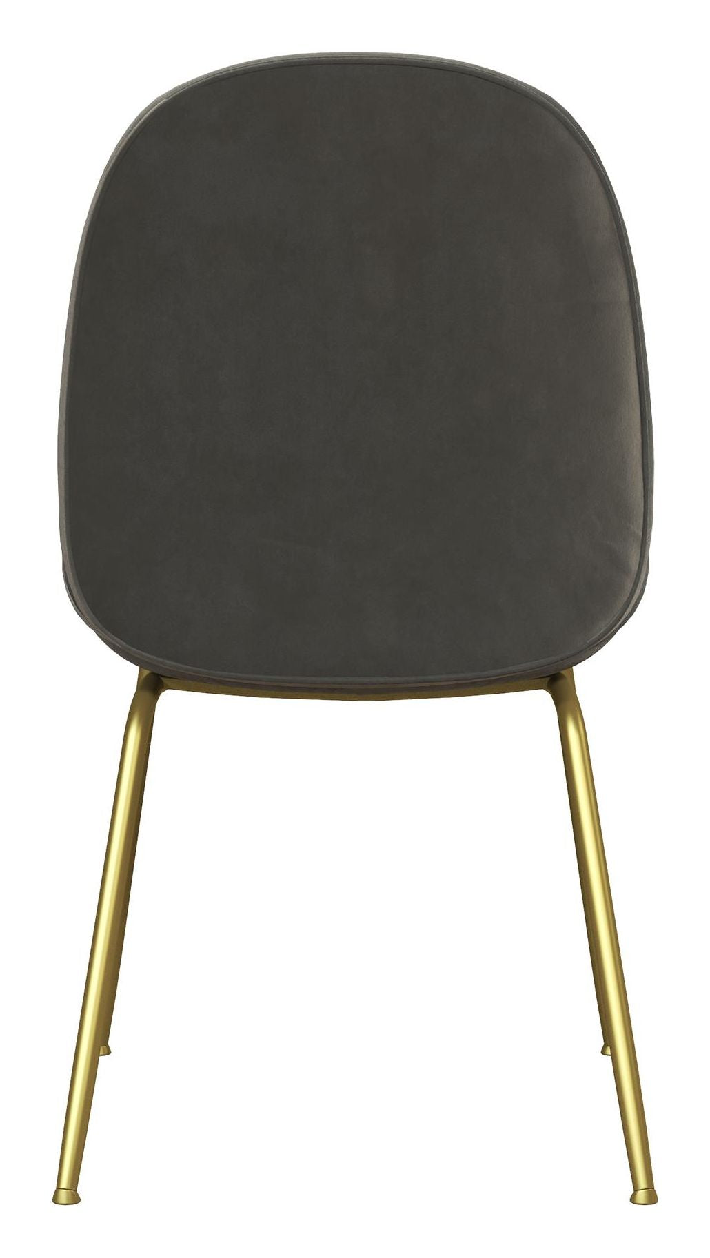 Astor Dining chair upholstered, light gray velvet