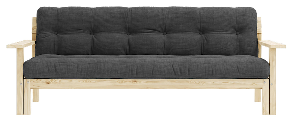 Unwind Sofa Bed 190x100, Dark Gray Velvet