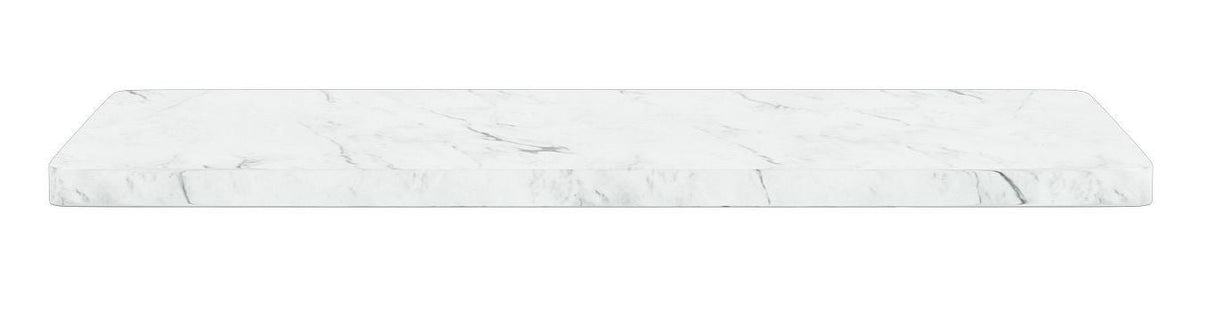 Panton Wire Top Panel, D: 20, White marble