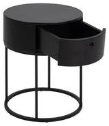 Polo, bedside tableØ40 - black