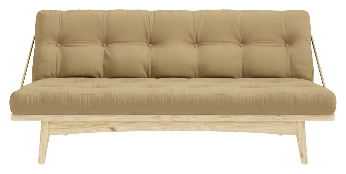 Folk Sofa bed, Pine/Wheat Beige