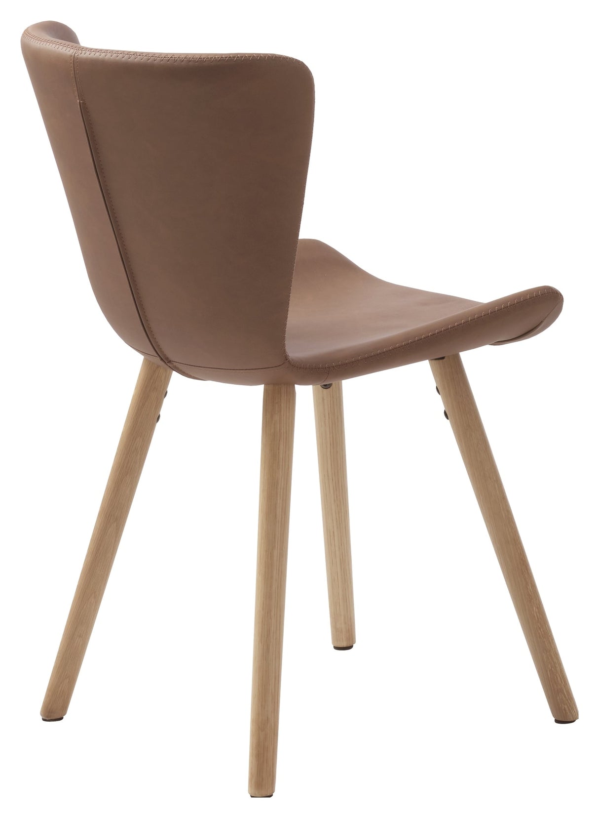 Teslin, dining chair - brown