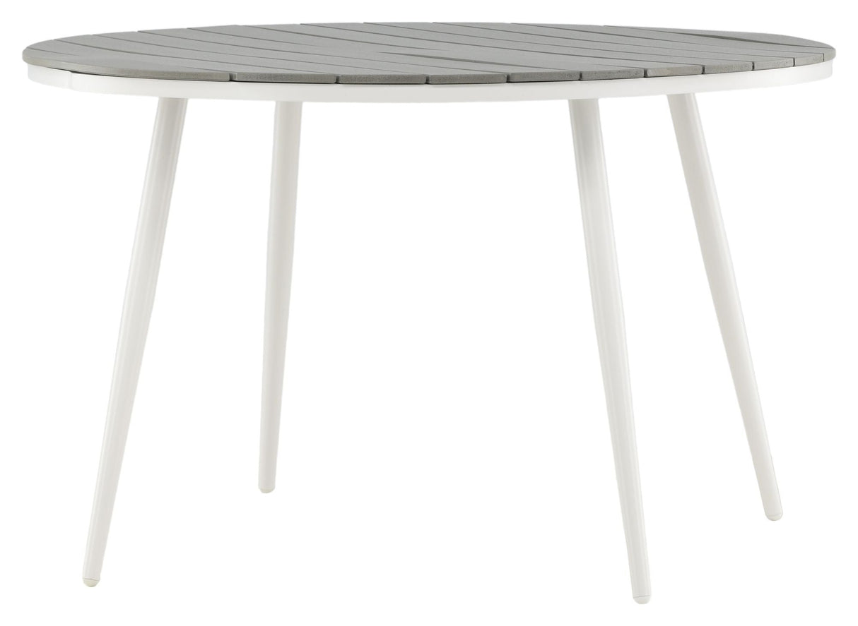 Break Garden Table Ø120 - Gray/White