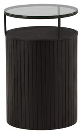 Bovall Side Table Ø37 - Black