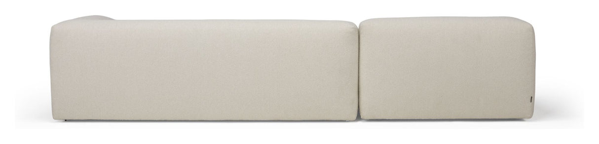 Kornum Sofa with chaise longue left, Offwhite Bouclé