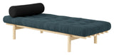 Next Daybed, Pine/Pale Blue velvet