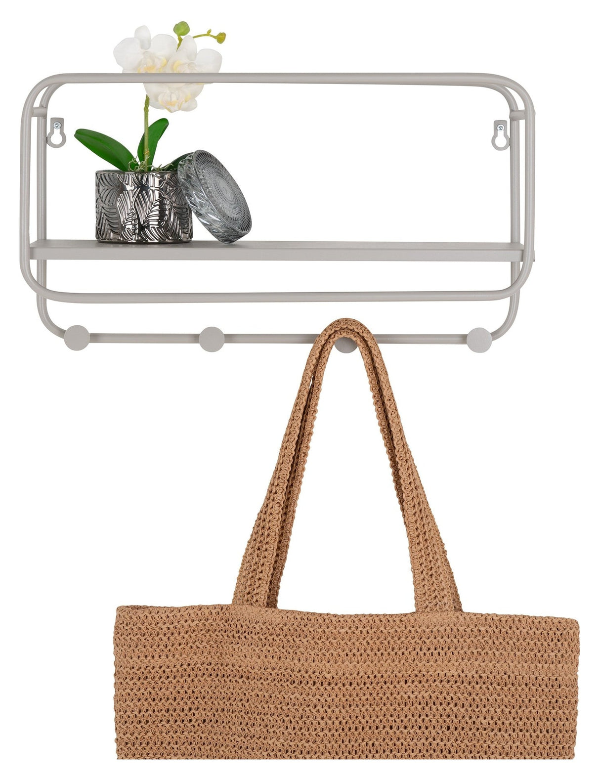 Feira Hat Shelf, Gray