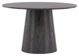 Lanzo Dining Table, Ø120, Black