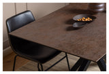 Heaven, dining table 160cm - brown