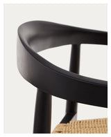 Ydalia, dining chair - nature/black