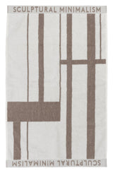 Minimal Towel 50x80, Beige/Off White