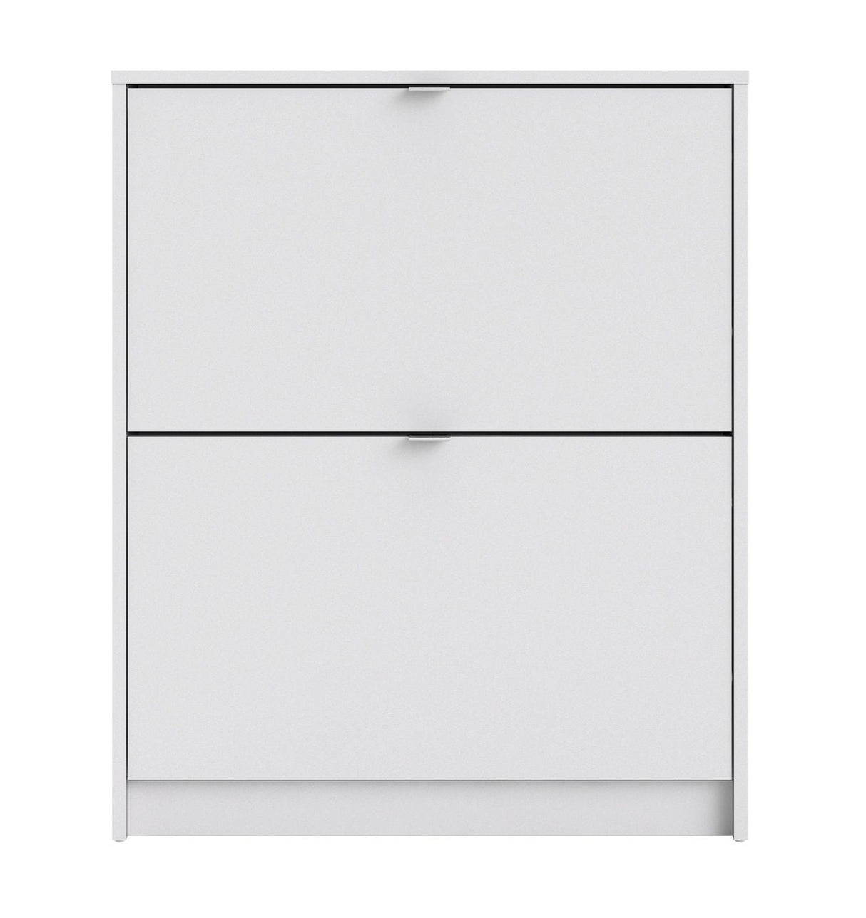 Shoes Shoe Cabinet 2 folding doors with 1 compartment - White