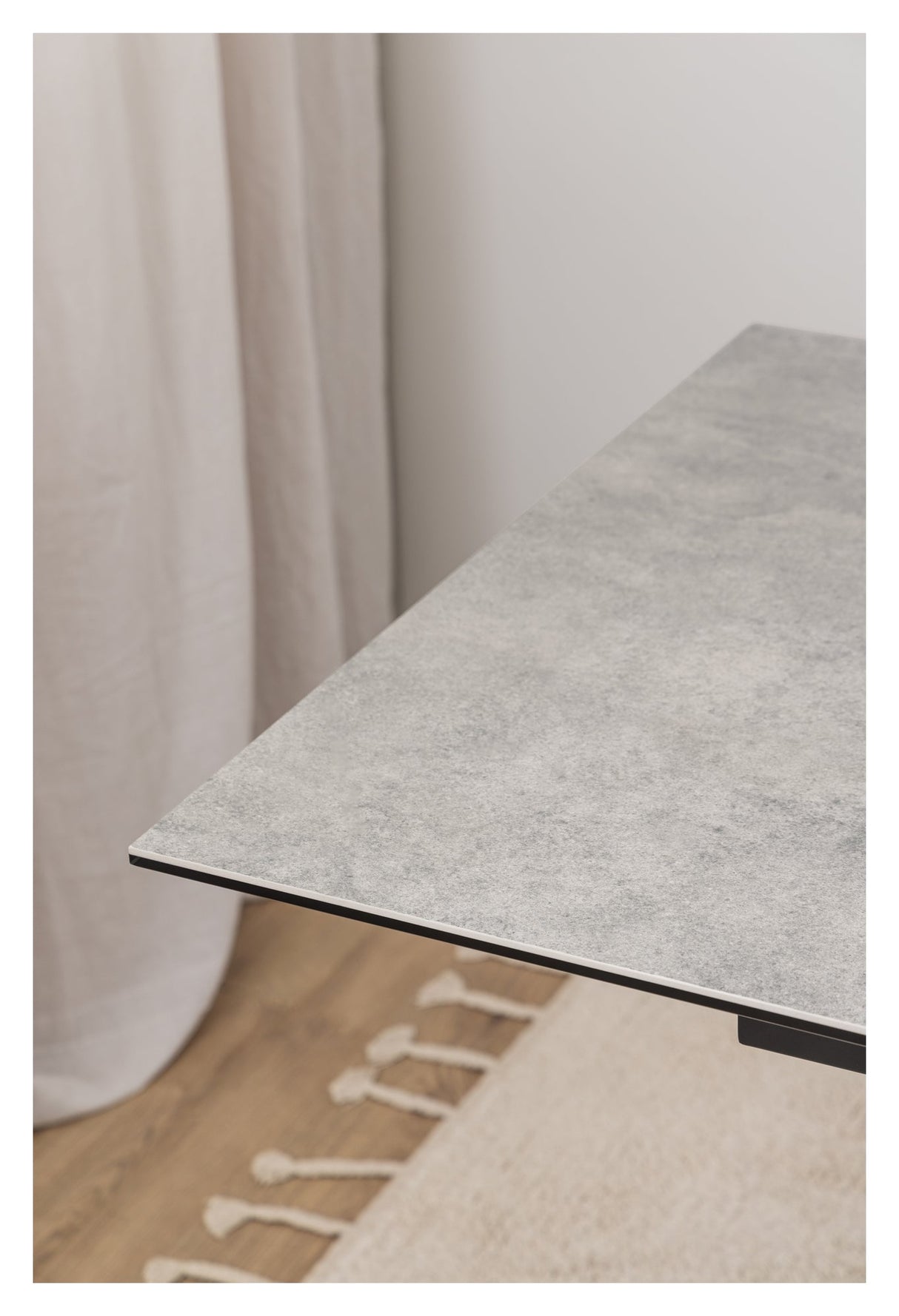 Heaven, dining table 168/210cm - gray