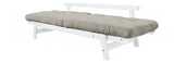 Step Sofa bed, Linen/White