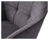 Nolan, dining chair w/armrests - gray