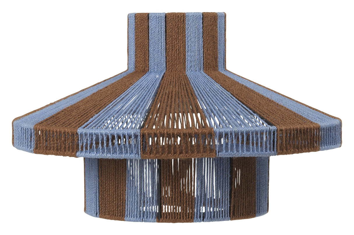 Diana Lamp shade Ø45, Brown/blue