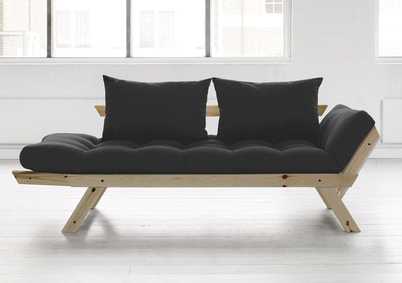 Bebop Sofa Bed Dark Gray/Nature