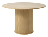 Malmö Dining table, Nature oak, Ø120