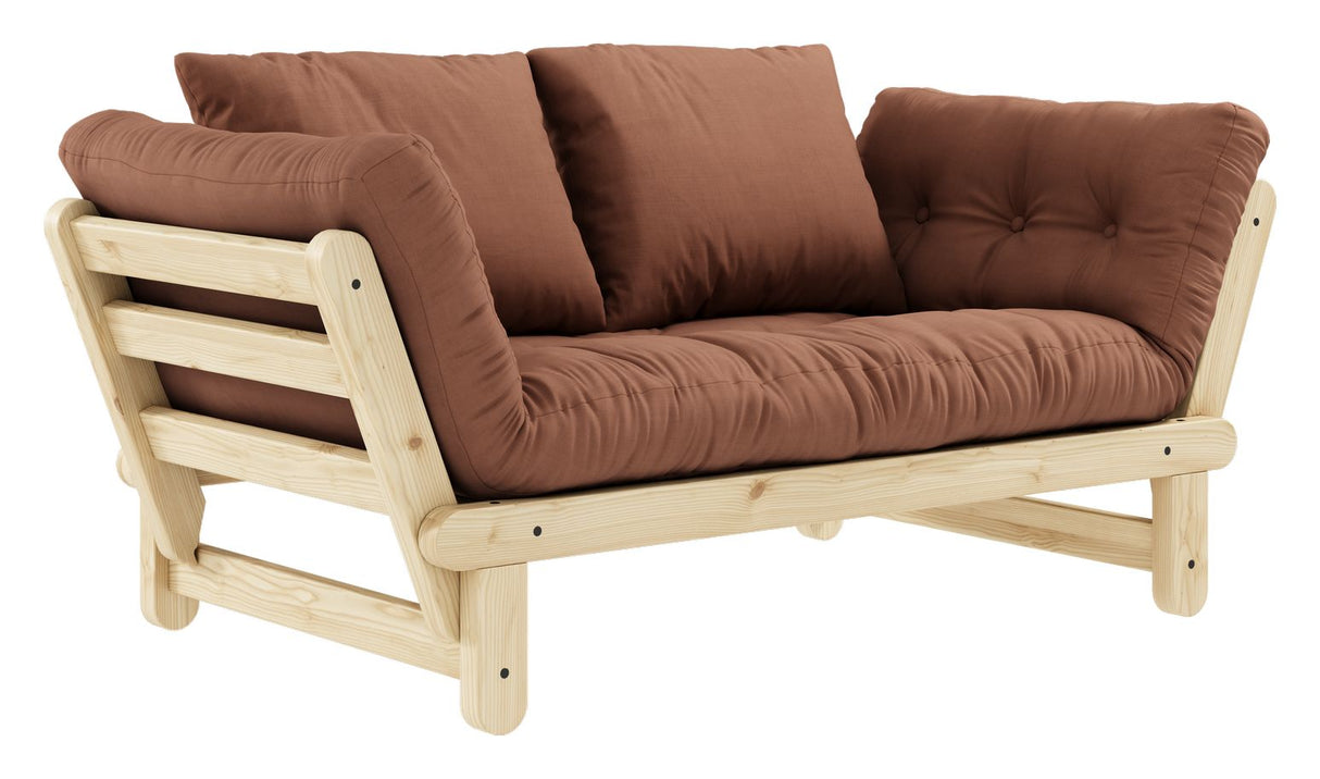 Beat Sofa Bed, Pine/Brown