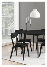 Roxby, dining chair - black